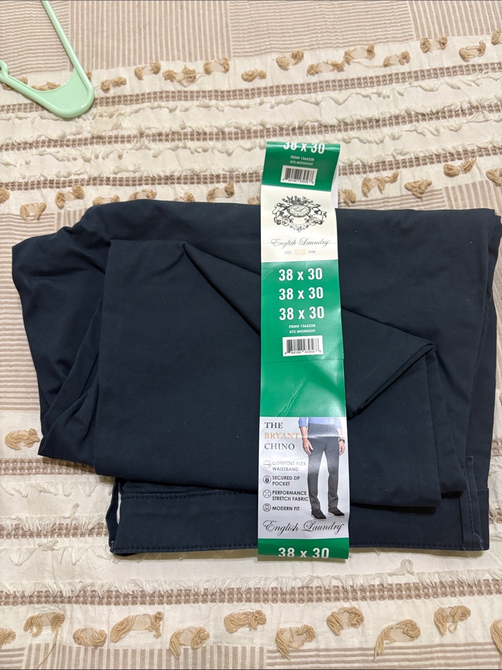 English Laundry Navy Chino Pants